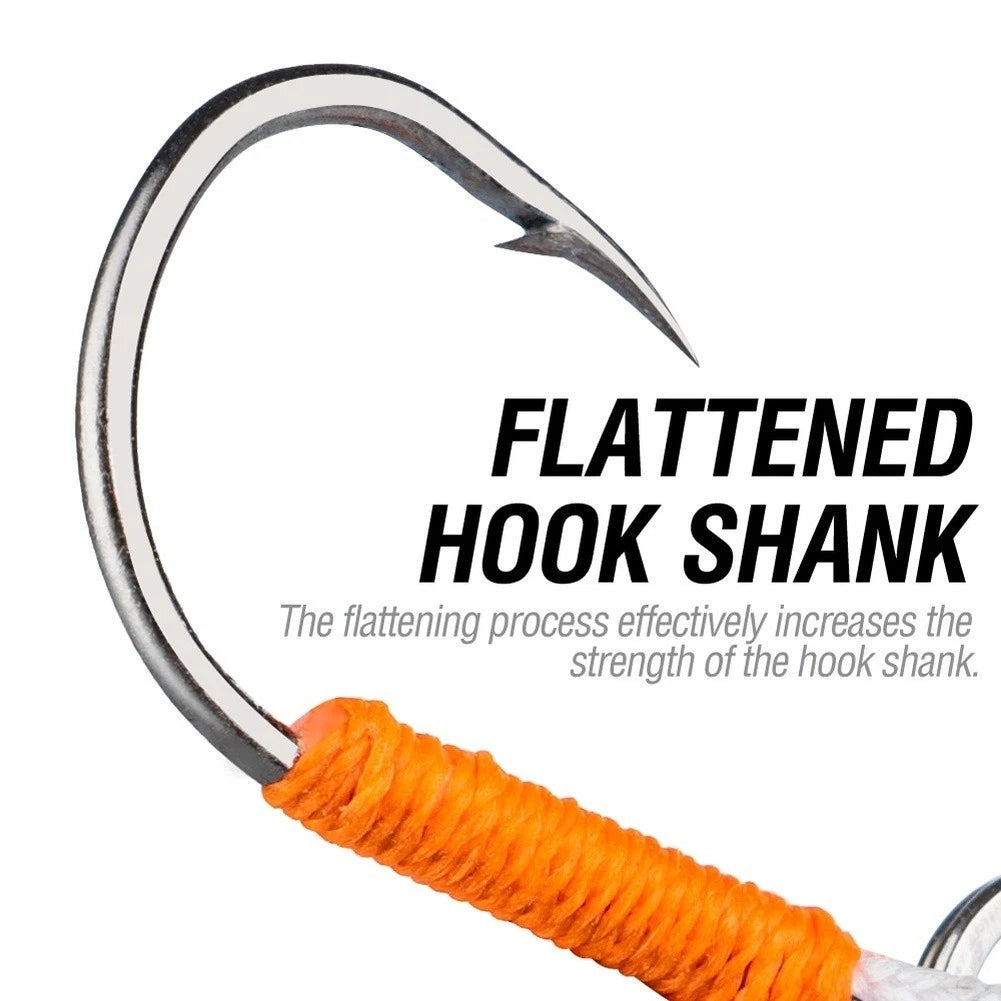 Lure Fishing Hand Tied Hooks for Jigging