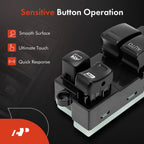 Front Left Power Window Switch for Nissan Maxima (1999-2003)