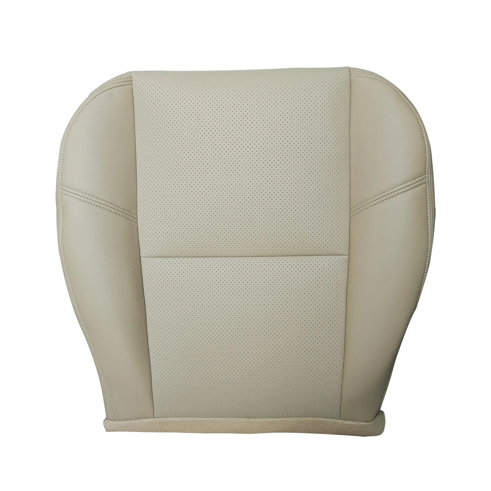Front Bottom Leather Seat Cover for Cadillac Escalade (2007–2014) Tan