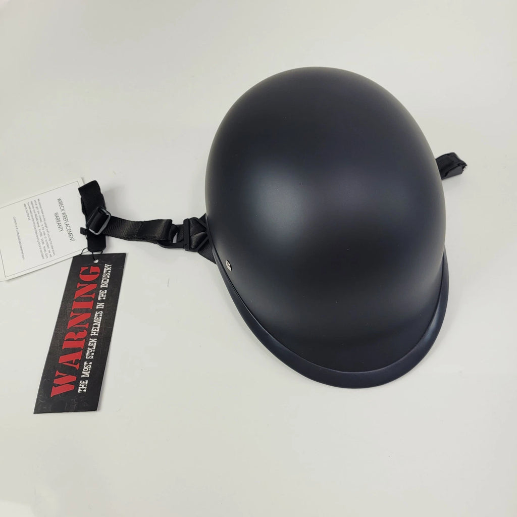 Trooper DOT Certified Motorcycle Helmet for Badass (Dull Black Matte)