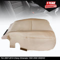 Driver Bottom Seat Cover Cloth Beige for Chevy Silverado 1500/2500/3500HD (2007–2014)