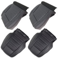Leather Seat Cover Set for Ford Mustang GT Deluxe/Premium (2010–2014) Black