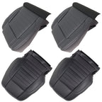 Leather Seat Cover Set for Ford Mustang GT Deluxe/Premium (2010–2014) Black