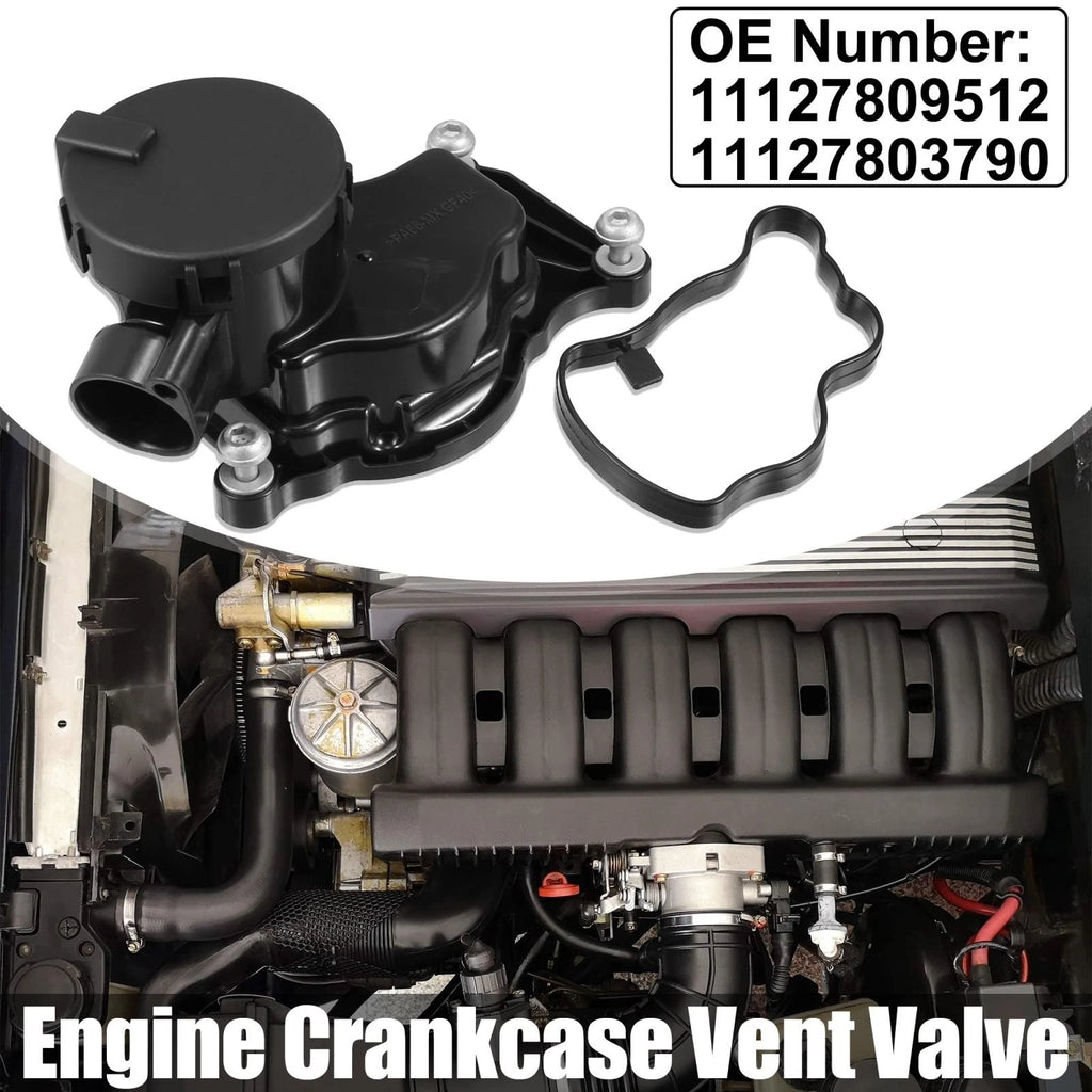 PVC Crankcase Vent Valve 11127809512 for BMW 3 5 6 X3 X5 X6 (2003–2014)