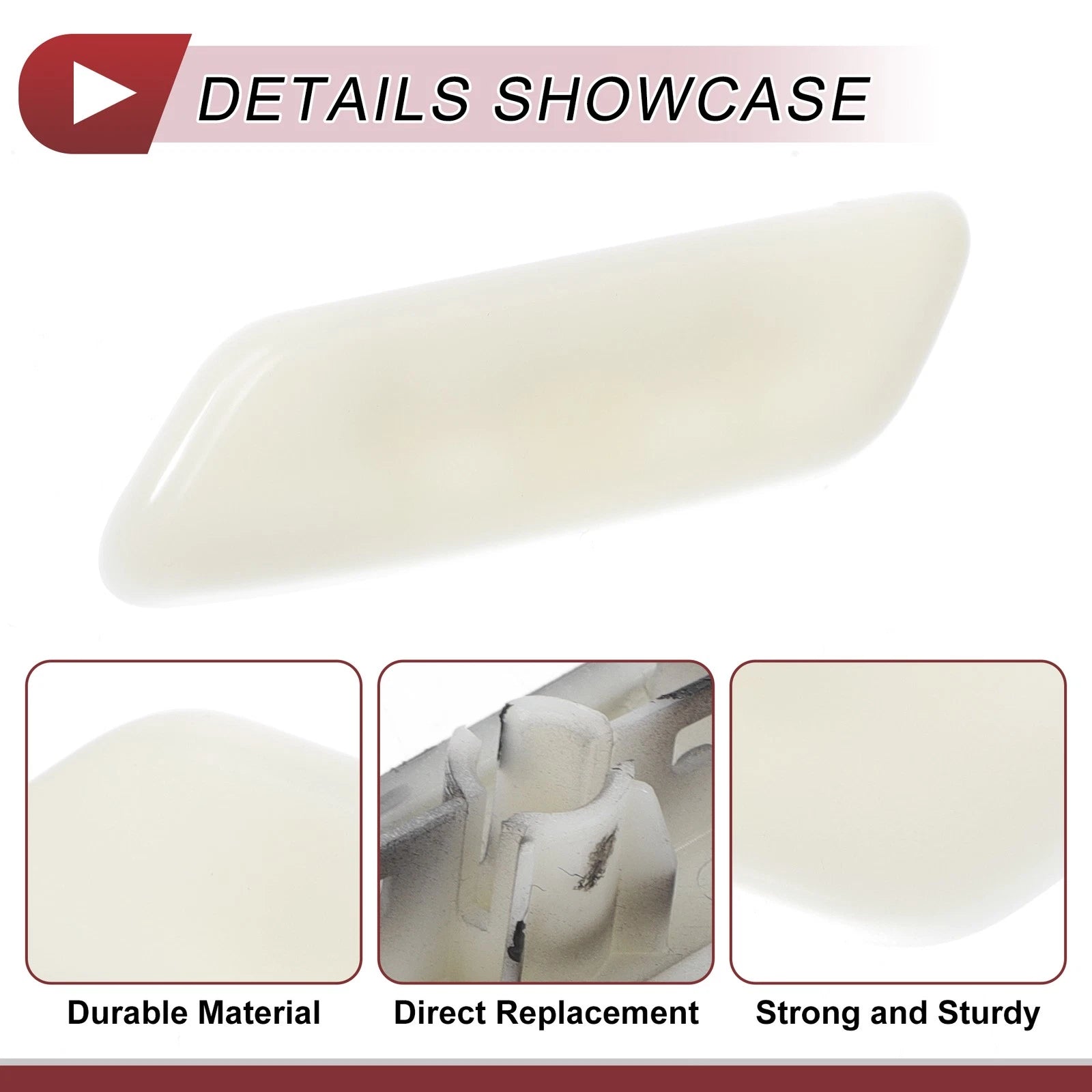 Front Left Washer Nozzle Cover Cap for Lexus IS250 (2009–2010) Unpainted