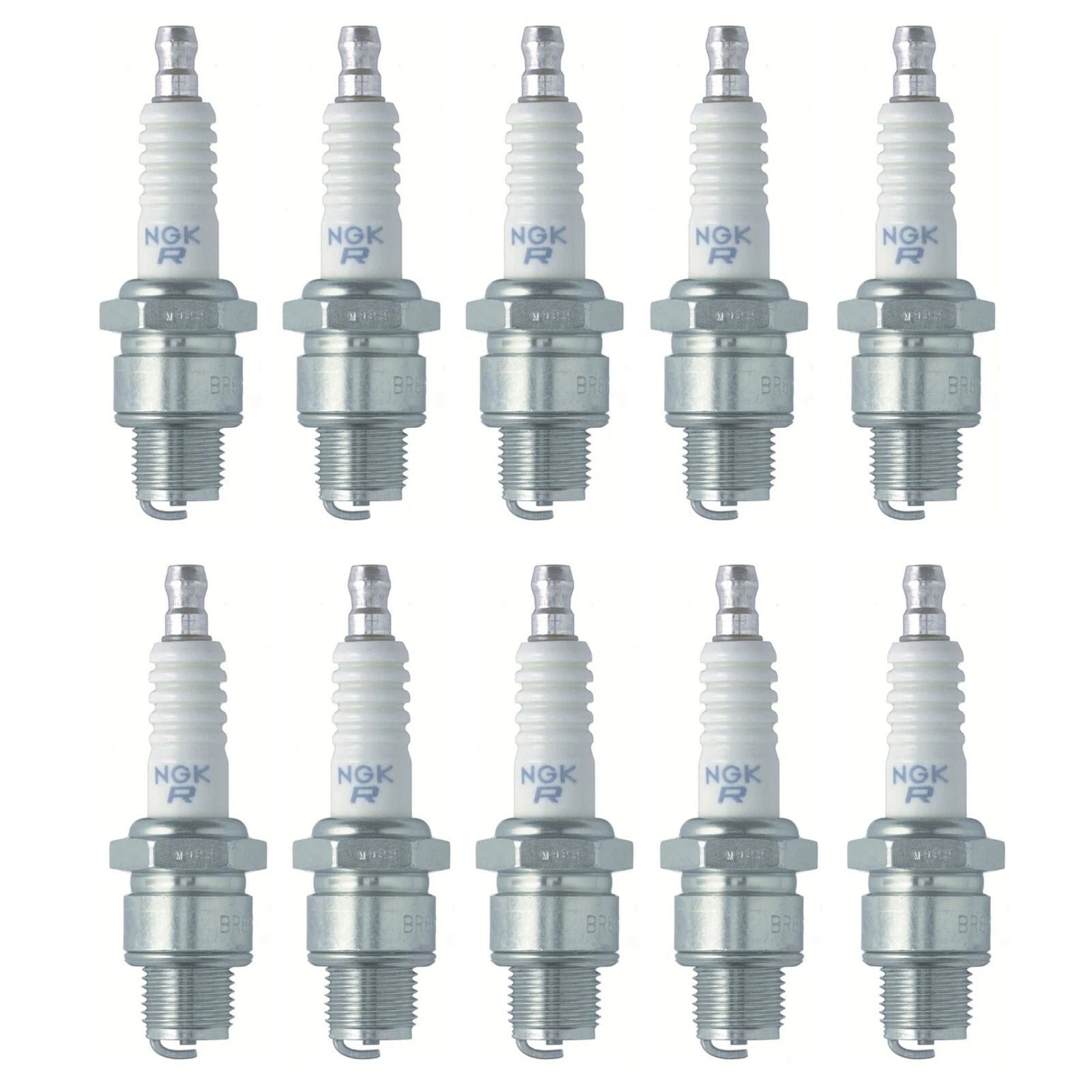 Set of 10 NGK Spark Plugs Standard Gap 024 for Chevy Corvair VW Beetle