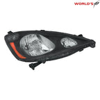 Right Halogen Headlight for Honda Fit Sport (2009–2011) Black