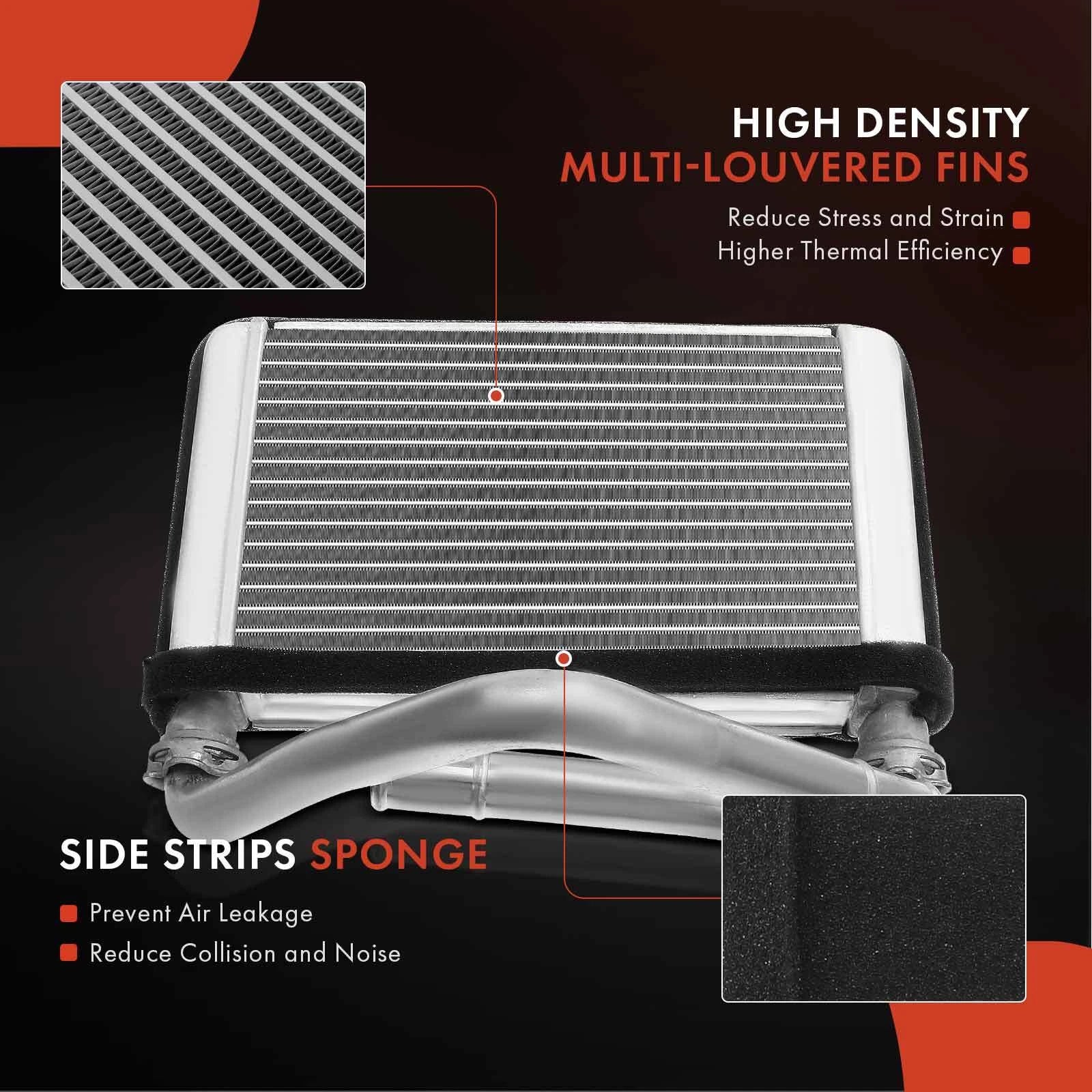 Rear HVAC Heater Core for Honda Odyssey (1999-2004)