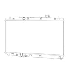 Replacement Radiator for Honda Accord Sedan (2018–2021)