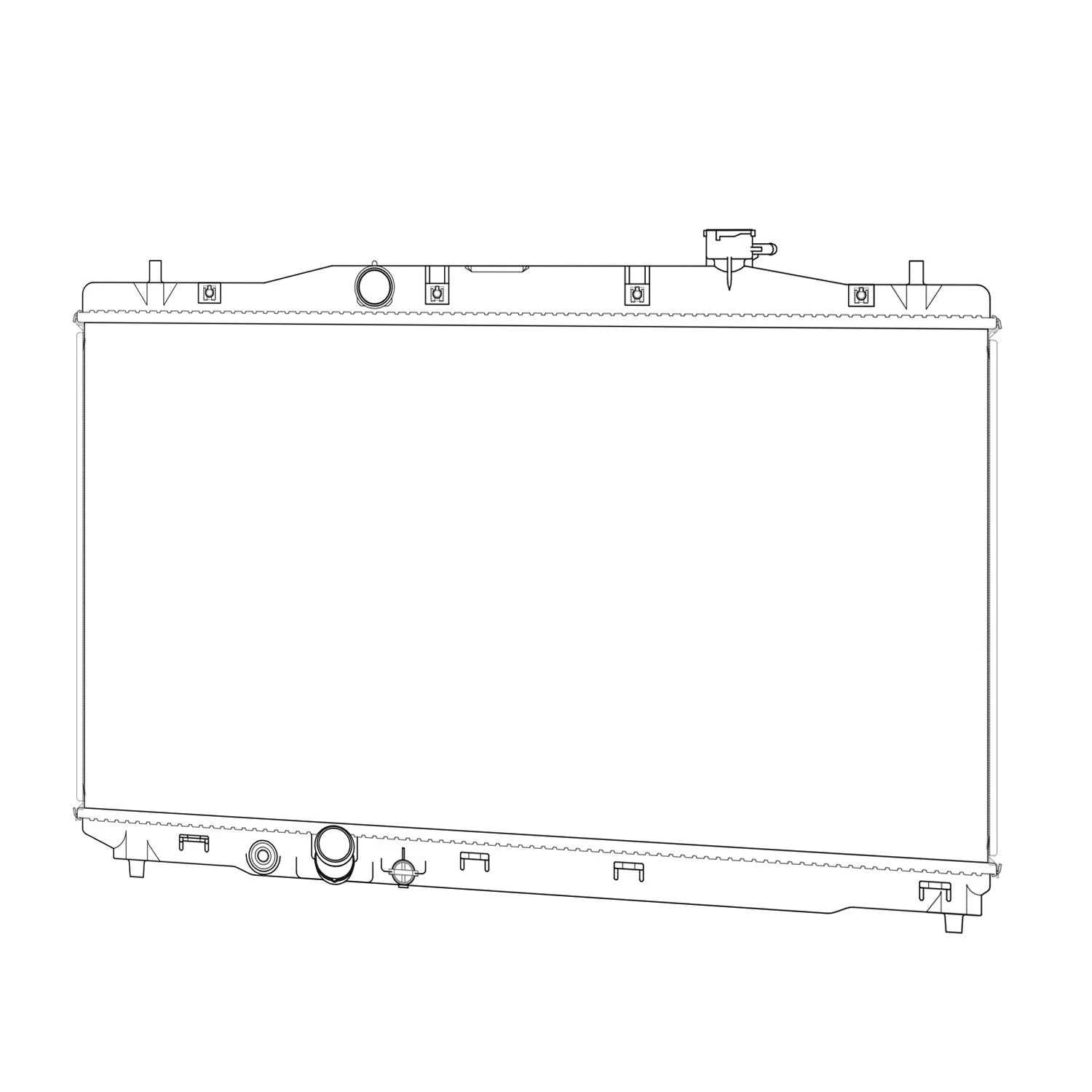 Replacement Radiator for Honda Accord Sedan (2018–2021)