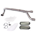 Twin Exhaust Pipe for PIT PRO DIRT Bike 125cc 140cc 150cc (CNC Alloy)