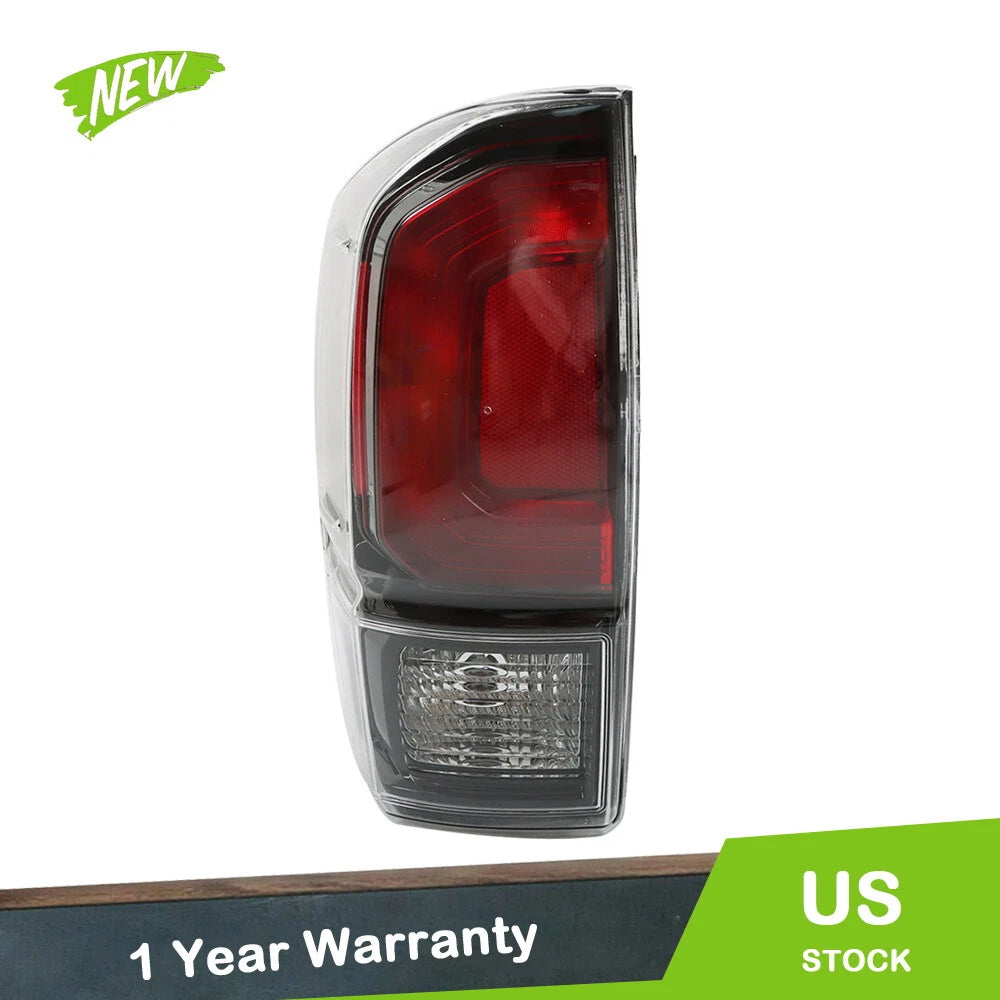 Left Side Black Tail Light Assembly for Toyota Tacoma (2020–2021)