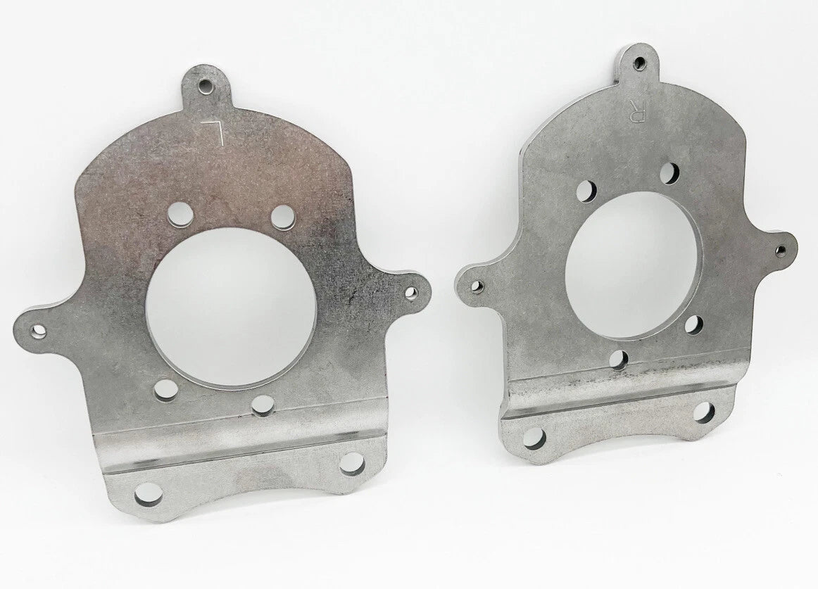 Rear Disc Brake Adapter Brackets 5 Lug Replacement for Ford Mustang (1979–1993)