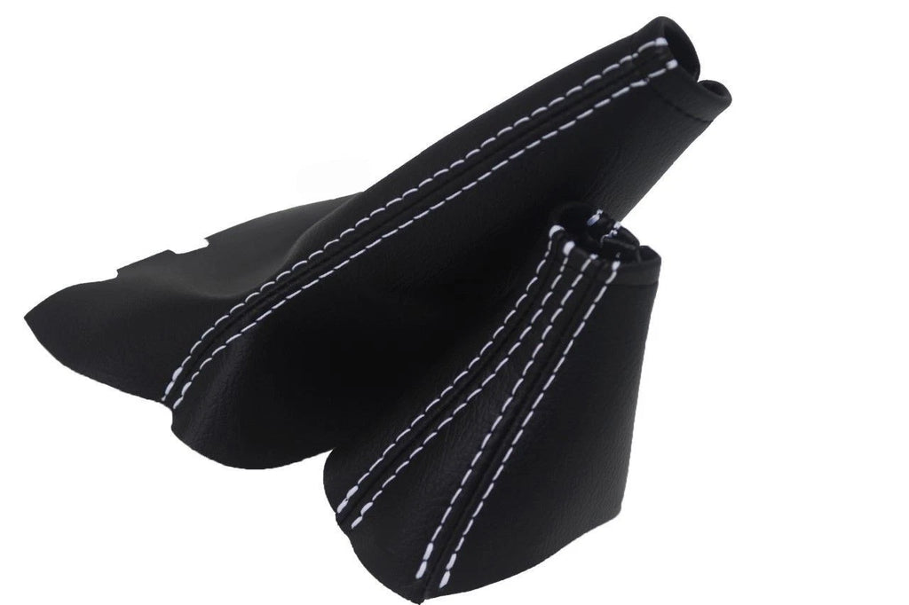 Automatic and Brake Boot Vinyl for Volvo S60 S80 V70 (2001–2005) White Stitch