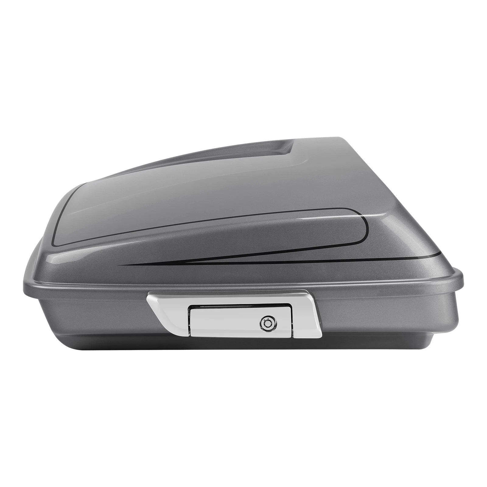 Razor Trunk for Harley Touring Street Glide (2014–2026) Dark Platinum Pinstripe