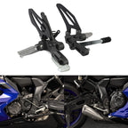 Set of 2 Front Foot Pegs Footrest Pedals for Yamaha YZF-R7 (2022–2024)