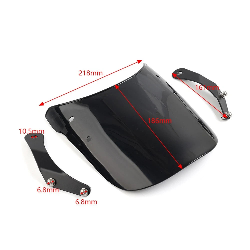Headlight Windscreen Smoke for Yamaha XSR125 (2021–2023), T100 (2003–2021)