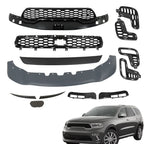 Front Bumper Cover & Grill & Skid Plate & Fog Lamp Frame for Dodge Durango (2021–2022)