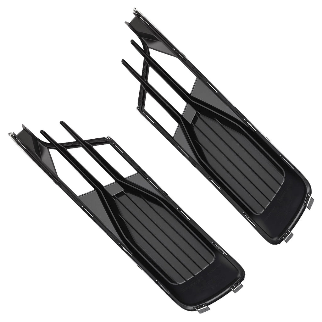 2X Front Bumper Fog Light Grille for Audi A6 C7 (2014–2018)