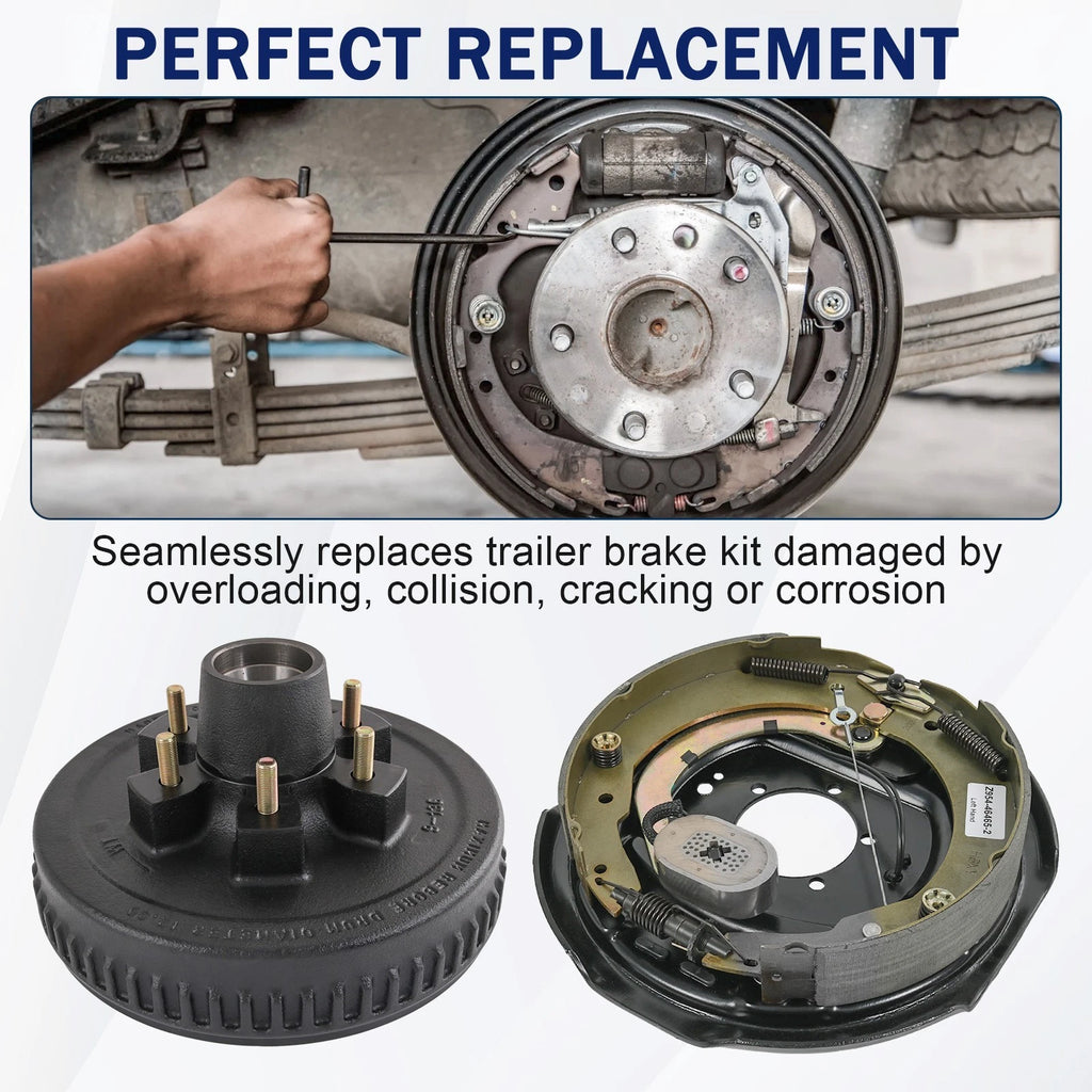 Brake Drum Kits for 5200-6000lbs (6 on 5.5" Bolt Circle)