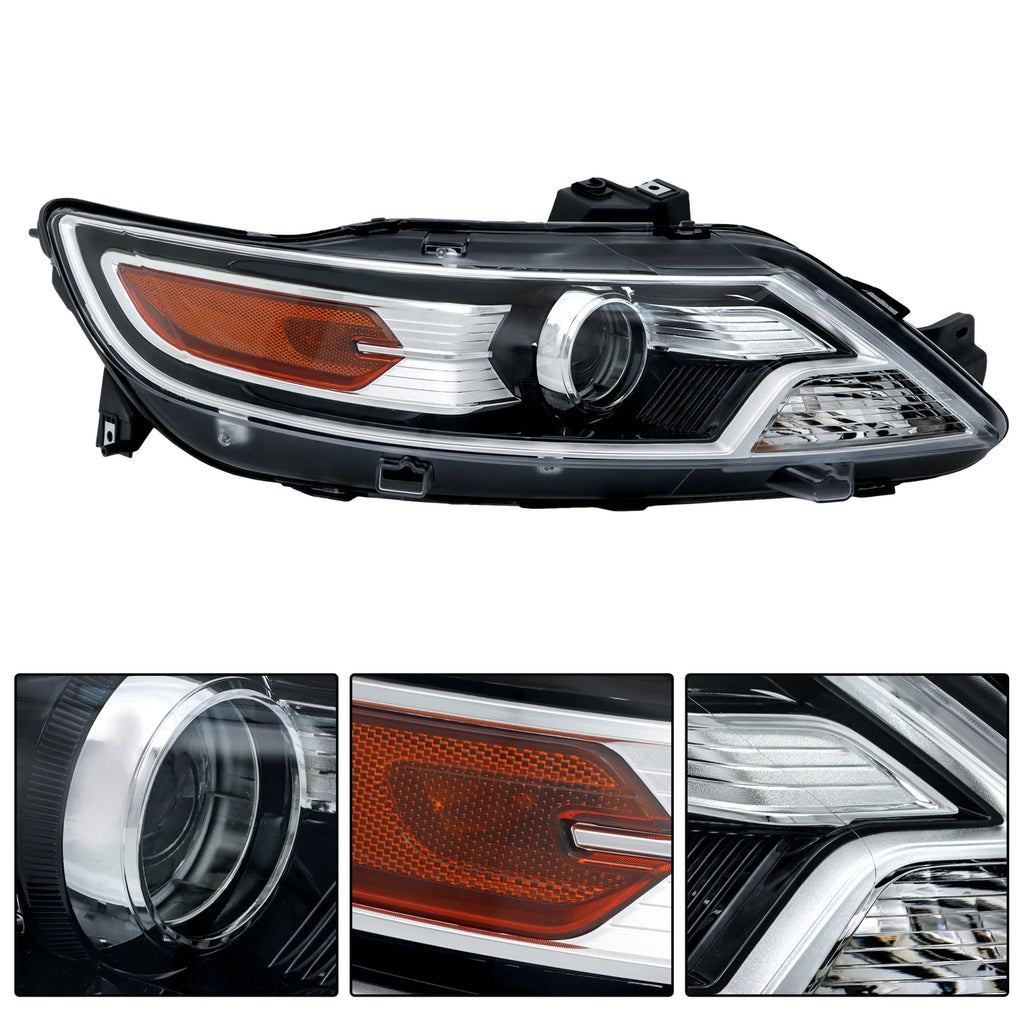 Headlight Replacement for Ford Taurus SHO (2010–2012) RH Side HID Clear Lens