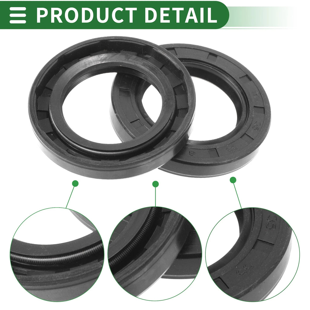 Set of 5 Oil Seal Rotary Shaft Seal NBR Rubber 35x55x8mm