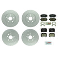 Brake Kit Disc Rotors & Ceramic Pads for Lexus Sedan (Front 296mm, Rear 310mm)