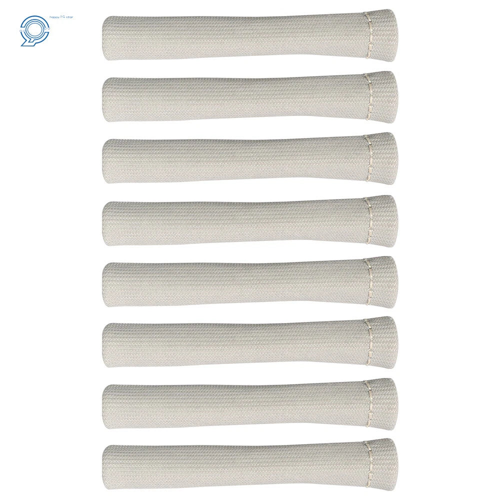 8Pcs Spark Plug Wire Boots Heat Shield Protector for SBC BBC 350
