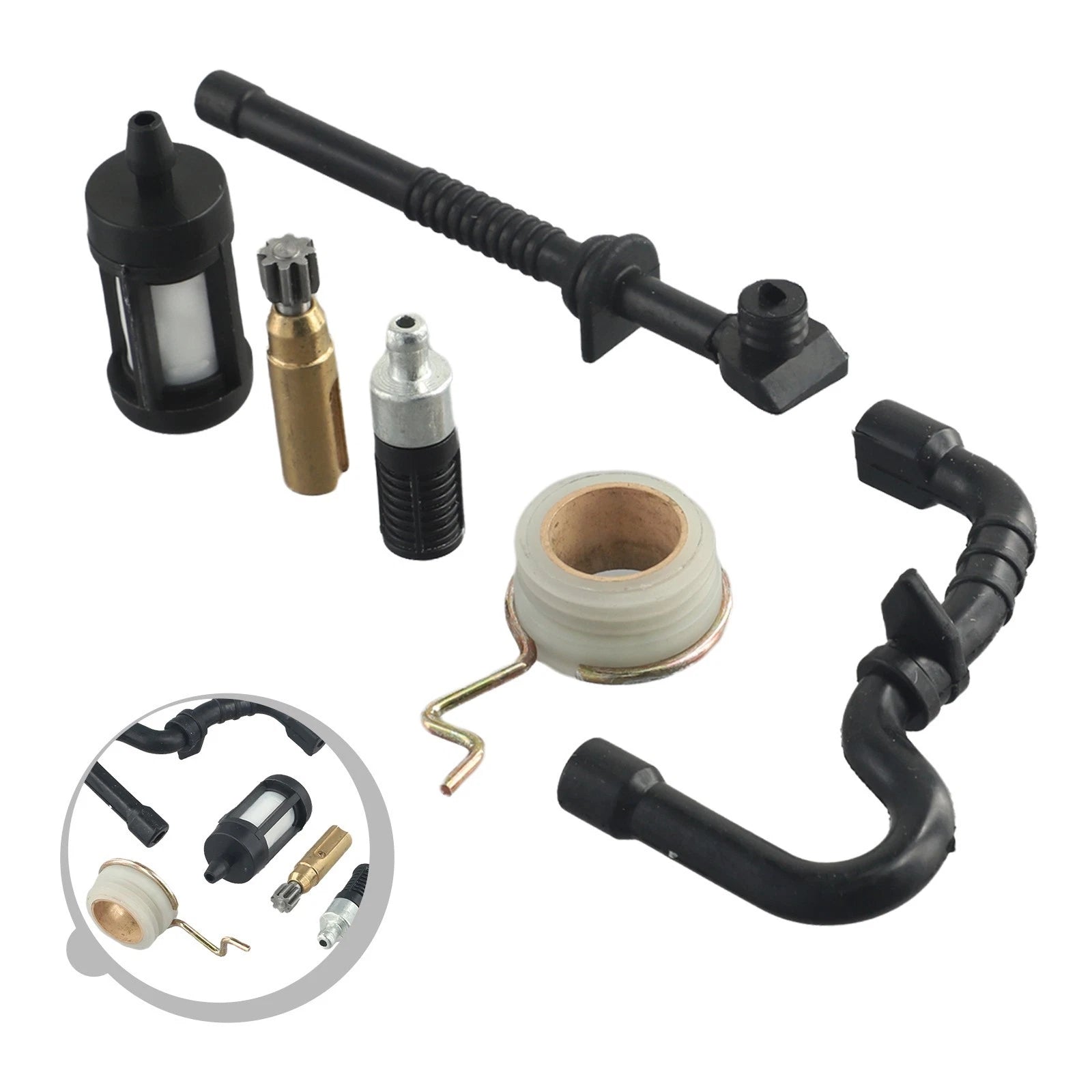 Oil Fuel Filter Pump Set for MS170 MS180 MS210 (018 021 023 025)