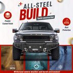 Off-road Front Bumper Assembly with Winch for Ford F150 SVT Raptor (2009-2014)