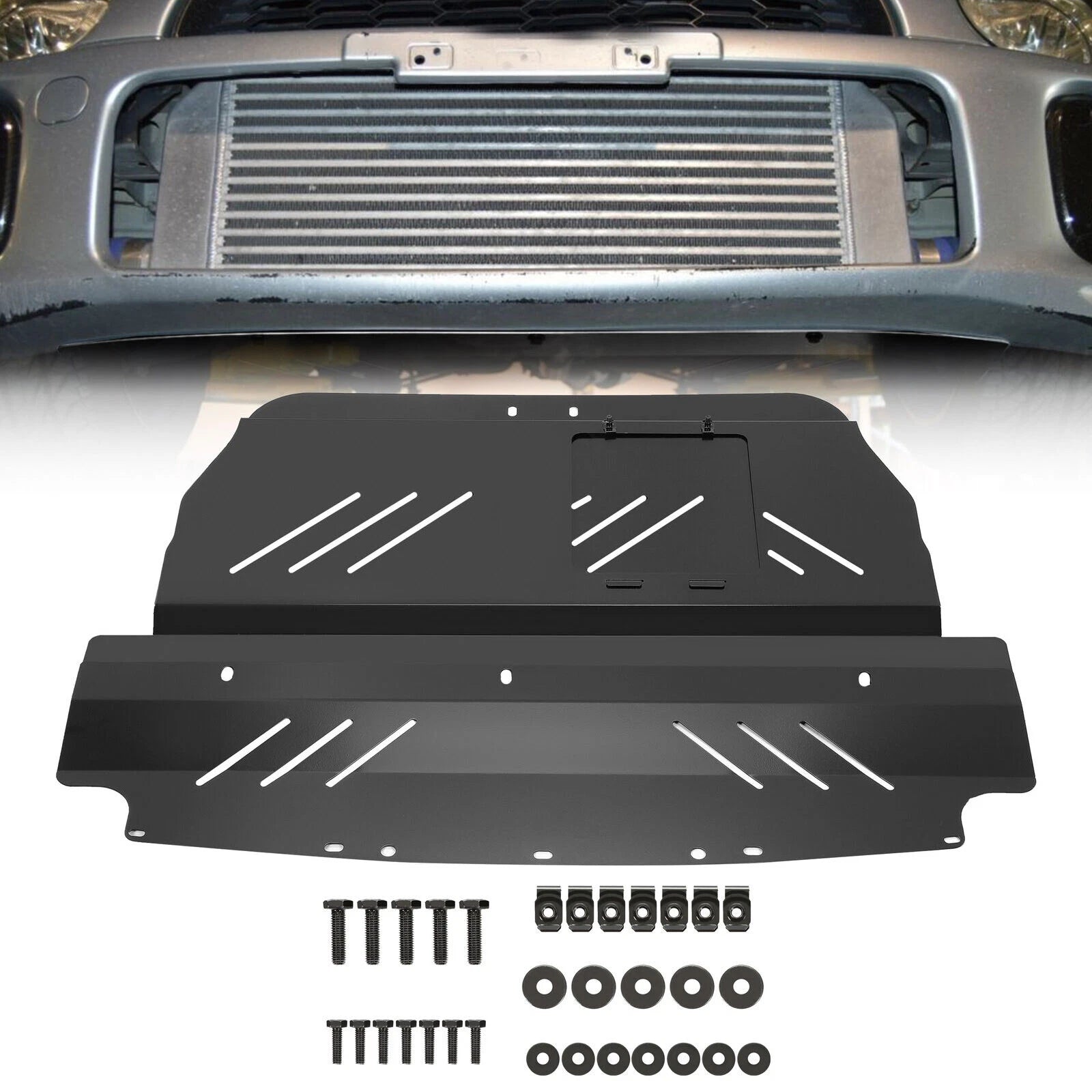 Aluminum Under Tray Skid Plate for Subaru WRX STI (2004–2007)