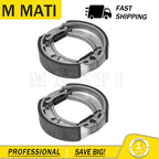 2 Front Brake Shoes for Yamaha Tri Moto 175 225 (YT175 YTM225D)