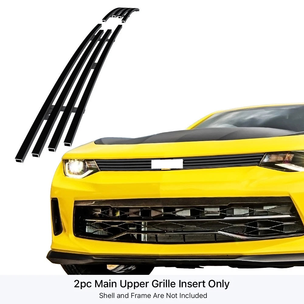 Stainless Black Billet Grille Insert for Chevy Camaro ZL1 (2016-2024)