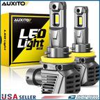 H11 H8 LED Headlight Bulb Kit for Hi/Low Beam (100W, 60000LM, 6000K)