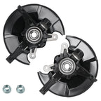 Pair Front Steering Knuckle & Wheel Hub Bearing for Honda Civic (YYYY–YYYY)