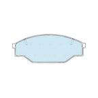 Front Disc Brake Pad Set for Hilux LN107 LN147 RN85 RZN149 (1988–2005)