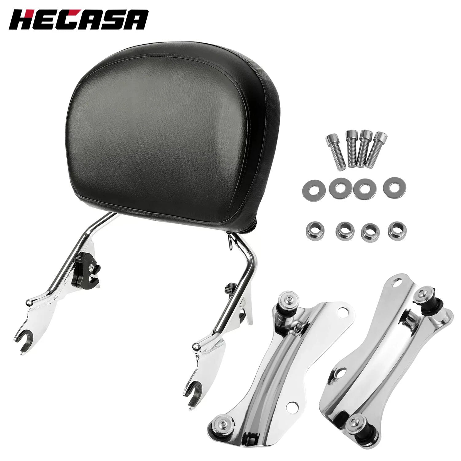 Detachable Backrest Sissy Bar Docking Hardware for Harley Road King (2014–2024)