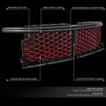 Front Badgeless Diamond Mesh Grille for Chevrolet Silverado 1500 (2022–2026)