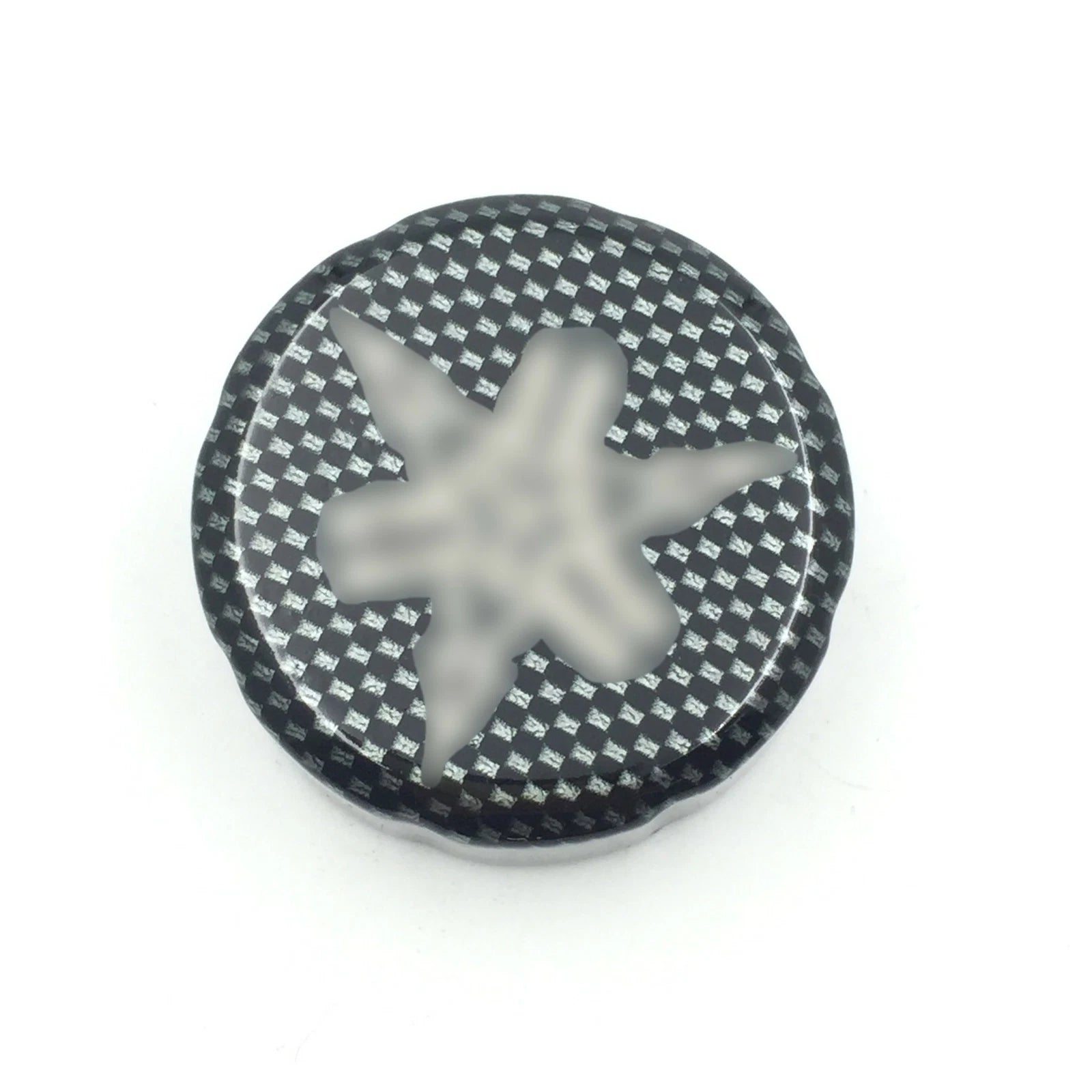 Carbon Fluid Reservoir Cap Cover for Yamaha (35mm Inner Diameter)