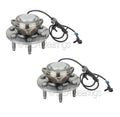 Set of 2 Front Wheel Bearing Hub Assemblies for Silverado 1500, Sierra 1500