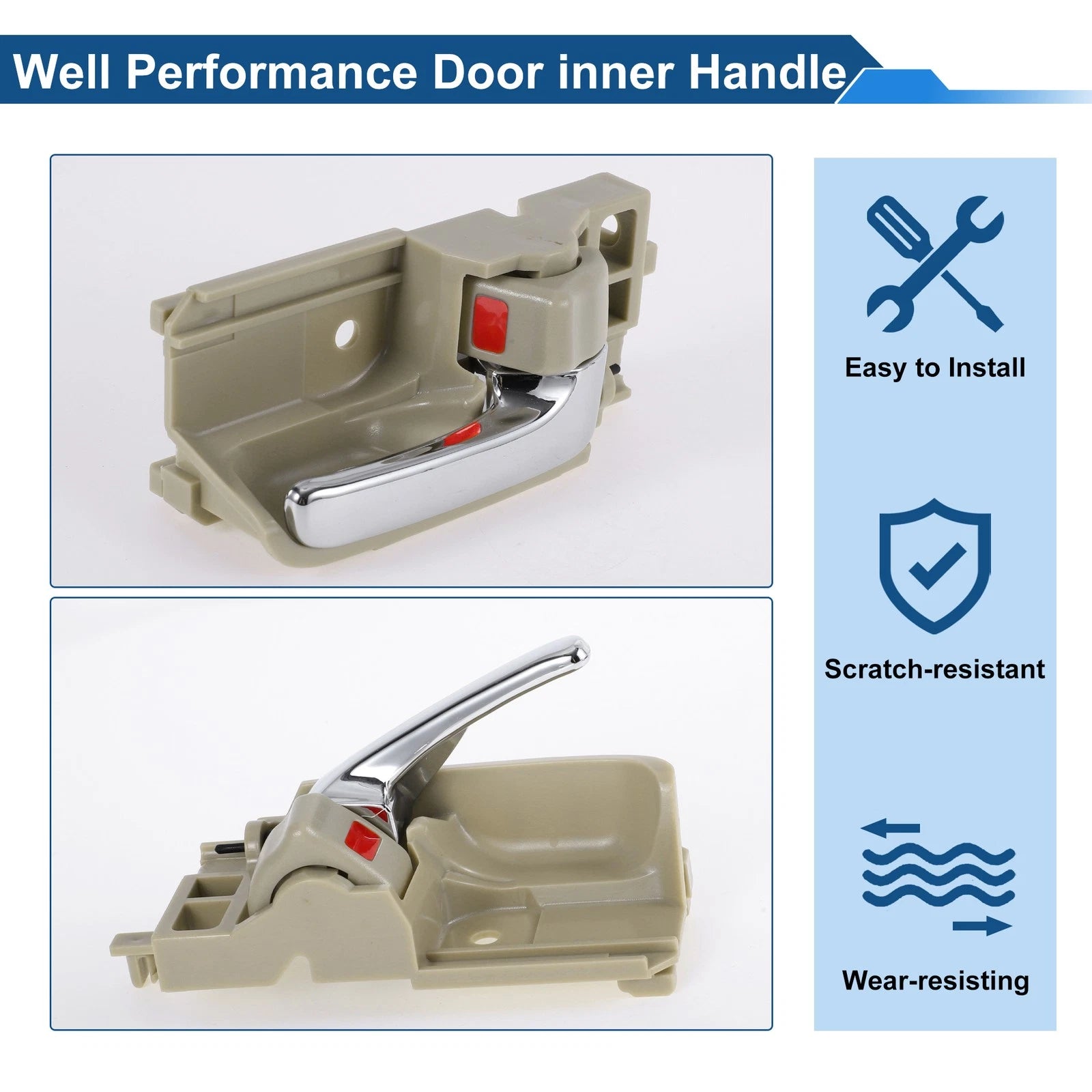 Front Driver Side Interior Door Handle for Toyota Corolla (2003–2008) No. 6920502090