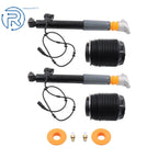 2 Pair Rear Shock Struts & Air Suspension Springs for Hyundai Equus (2011–2016)