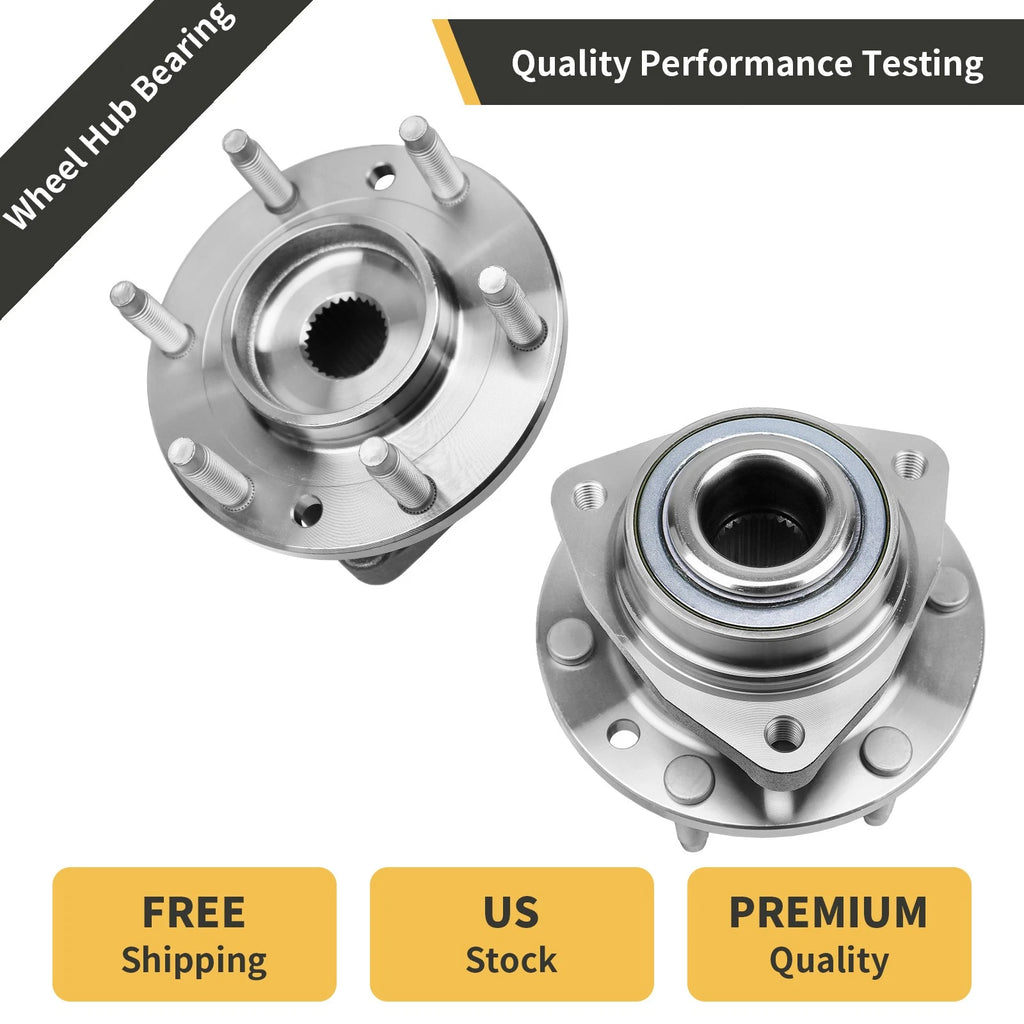 Front Wheel Bearings Hubs Assembly for Chevy Trailblazer (2002–2009)