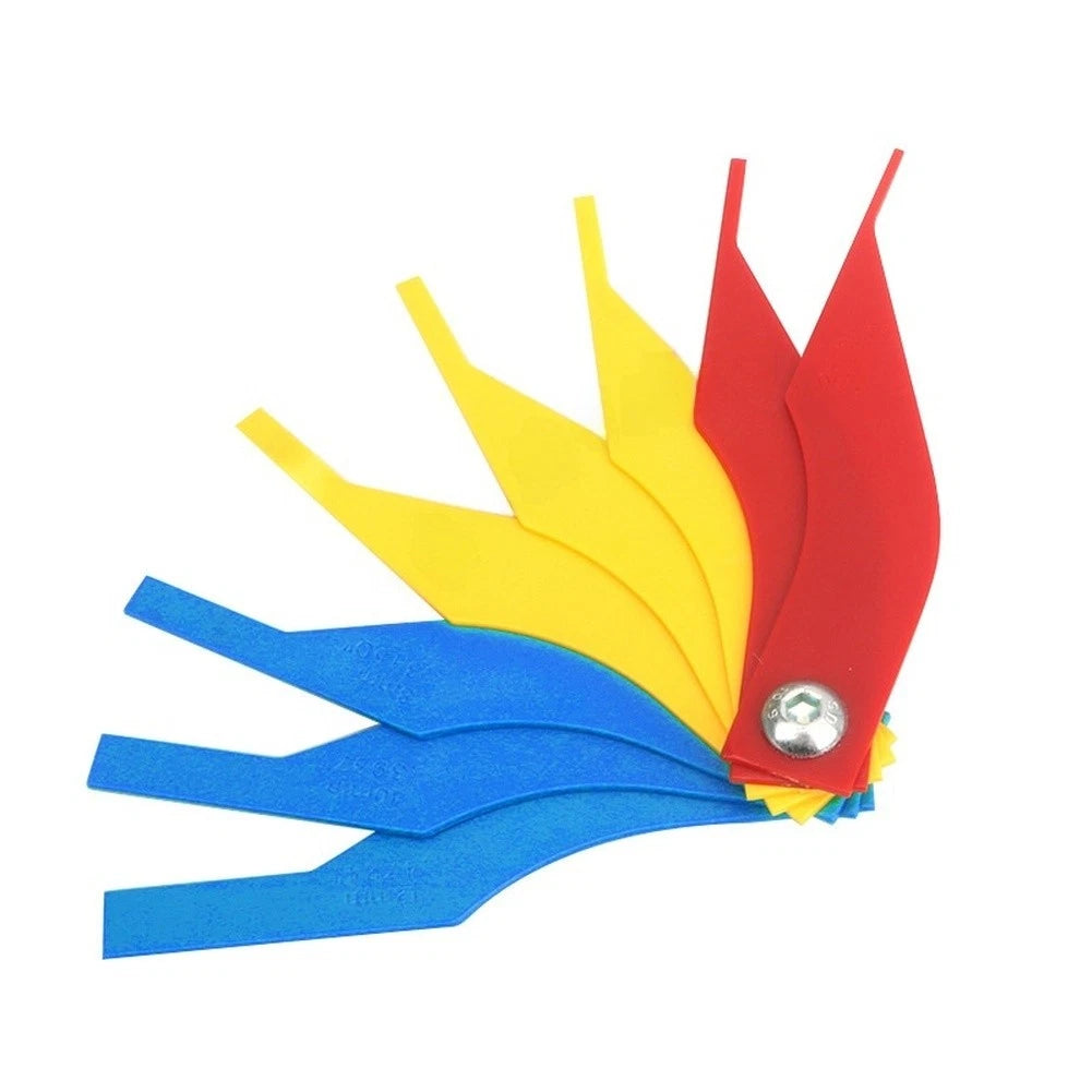 Brake Pad Thickness Gauge Tool with Wear Level Indicators for Cars