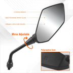 2Pcs Convex Side Rear View Mirrors for ATV (Universal Fit)