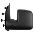 Left Side Mirror Manual Fold for Ford E-150 (2003–2013) Black ABS