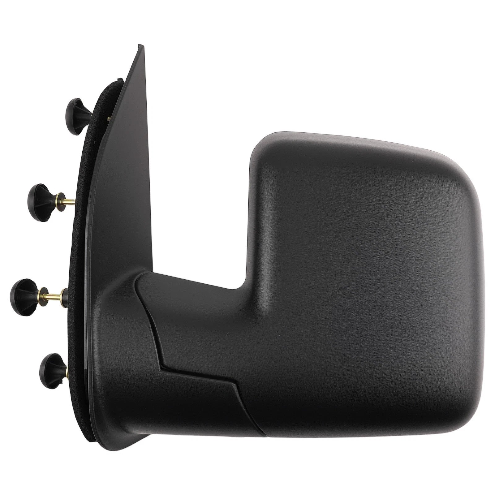 Left Side Mirror Manual Fold for Ford E-150 (2003–2013) Black ABS