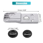 Set of 2 Lower Radiator Brackets with Rubber Cushion for Chevrolet