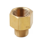 Brass Pipe Fitting Adapter 3/8" NPT Male x 1/2" NPT Female