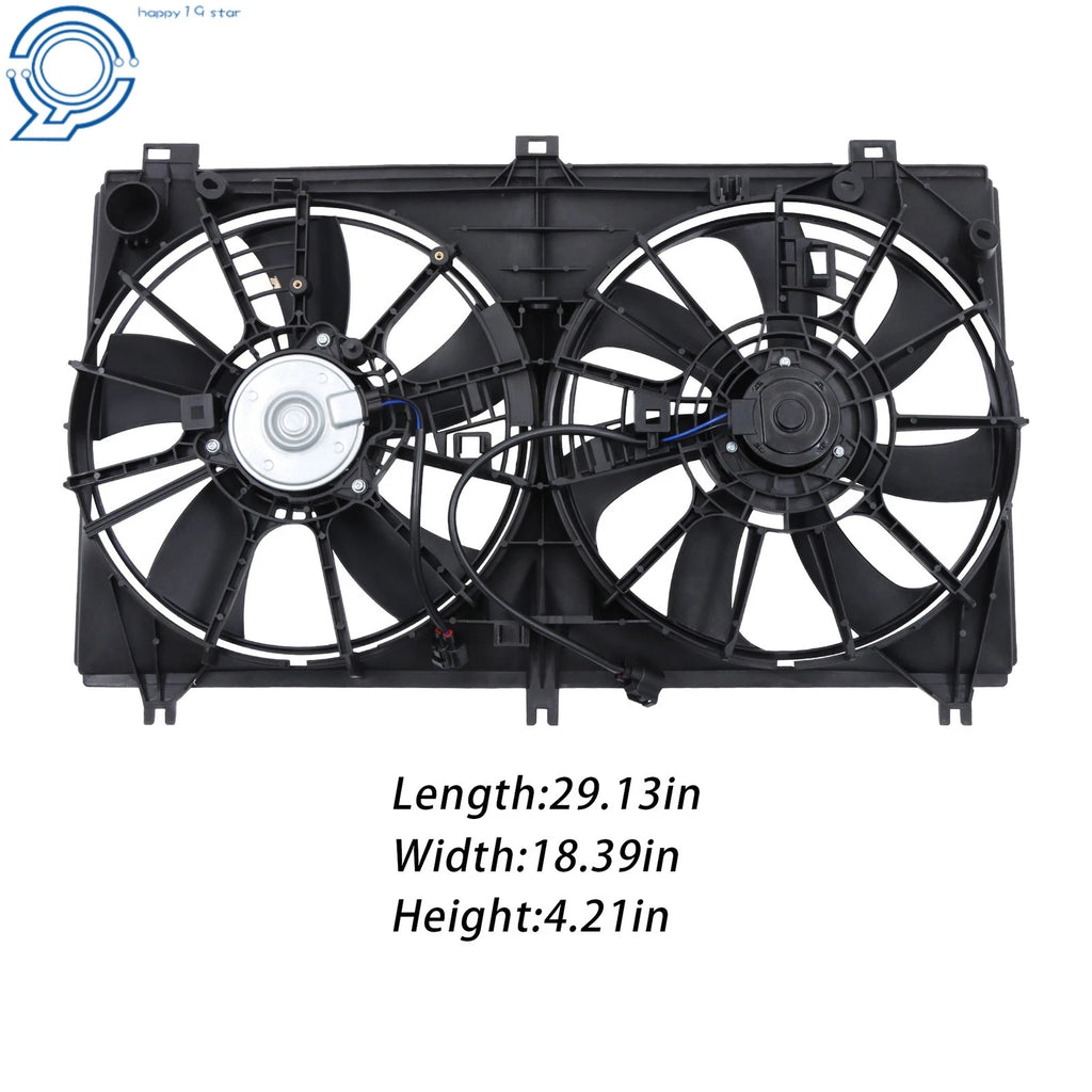Dual Radiator Fan Assembly for Lexus GS350 (2013–2015) 1636131410